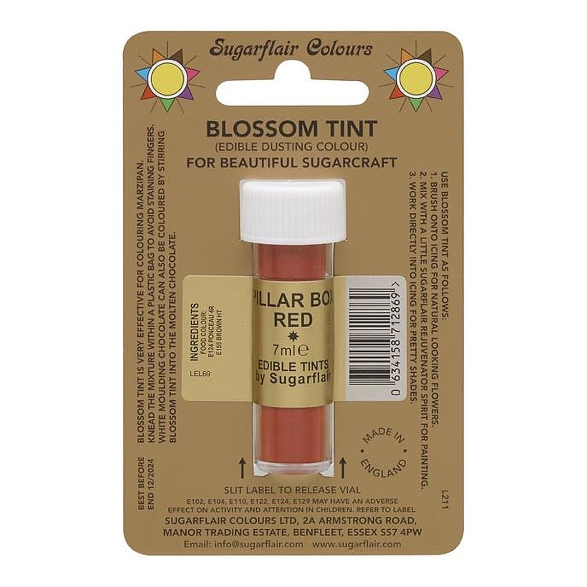 Sugarflair BLOSSOM TINT Edible Food Colour Powder - 7ml - image 5