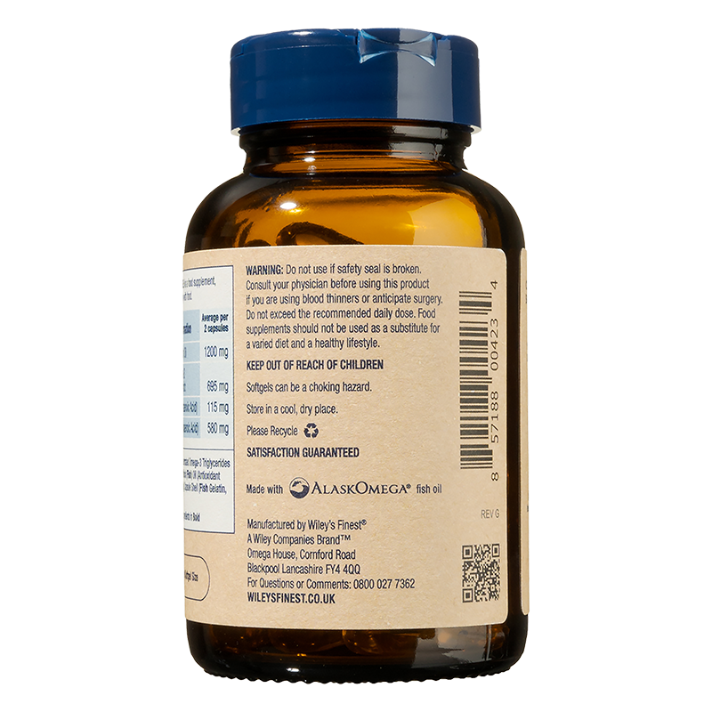 Wiley's Finest Prenatal DHA 60 Softgels