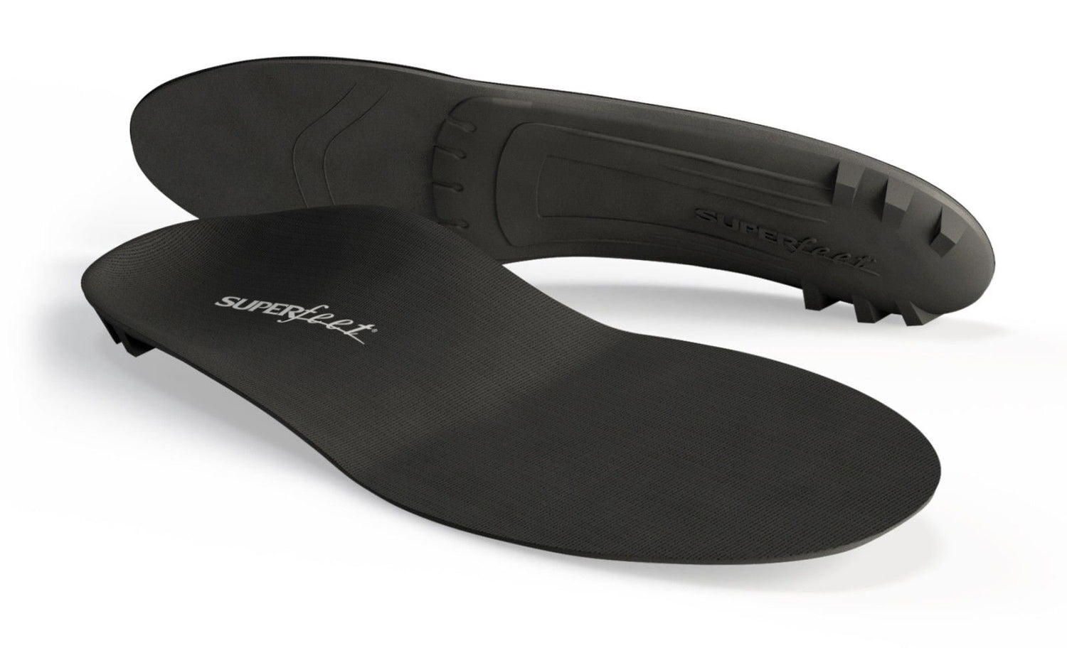 Superfeet Premium Insole Black Foot Arch Support Trim to Fit Slim Dress Shoes