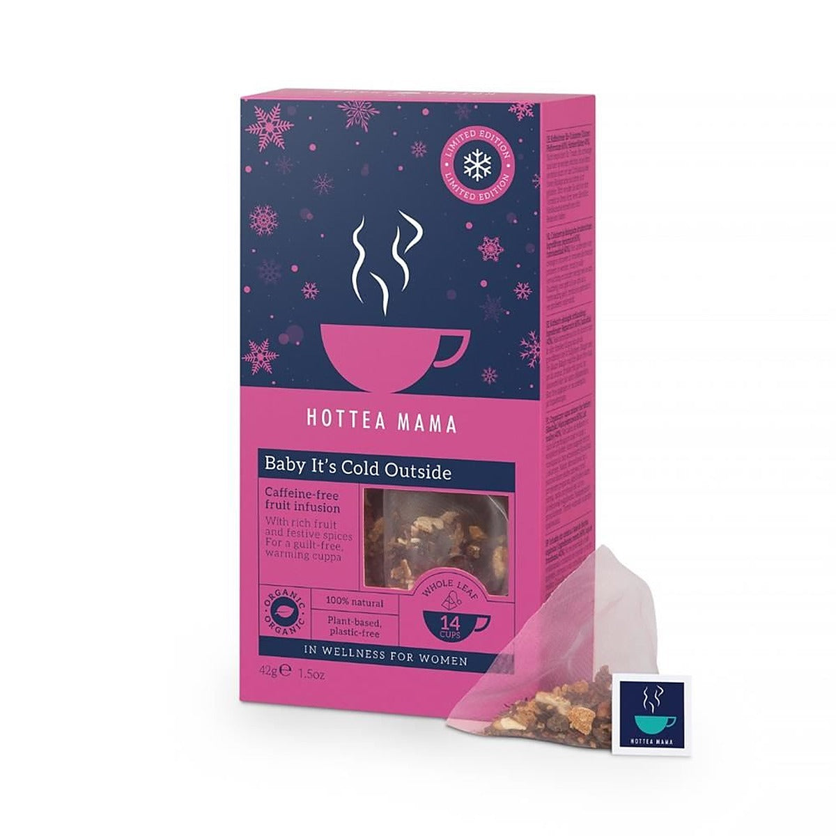 HotTea Mama Organic spiced fruit tea - Christmas in a cup 14 bags
