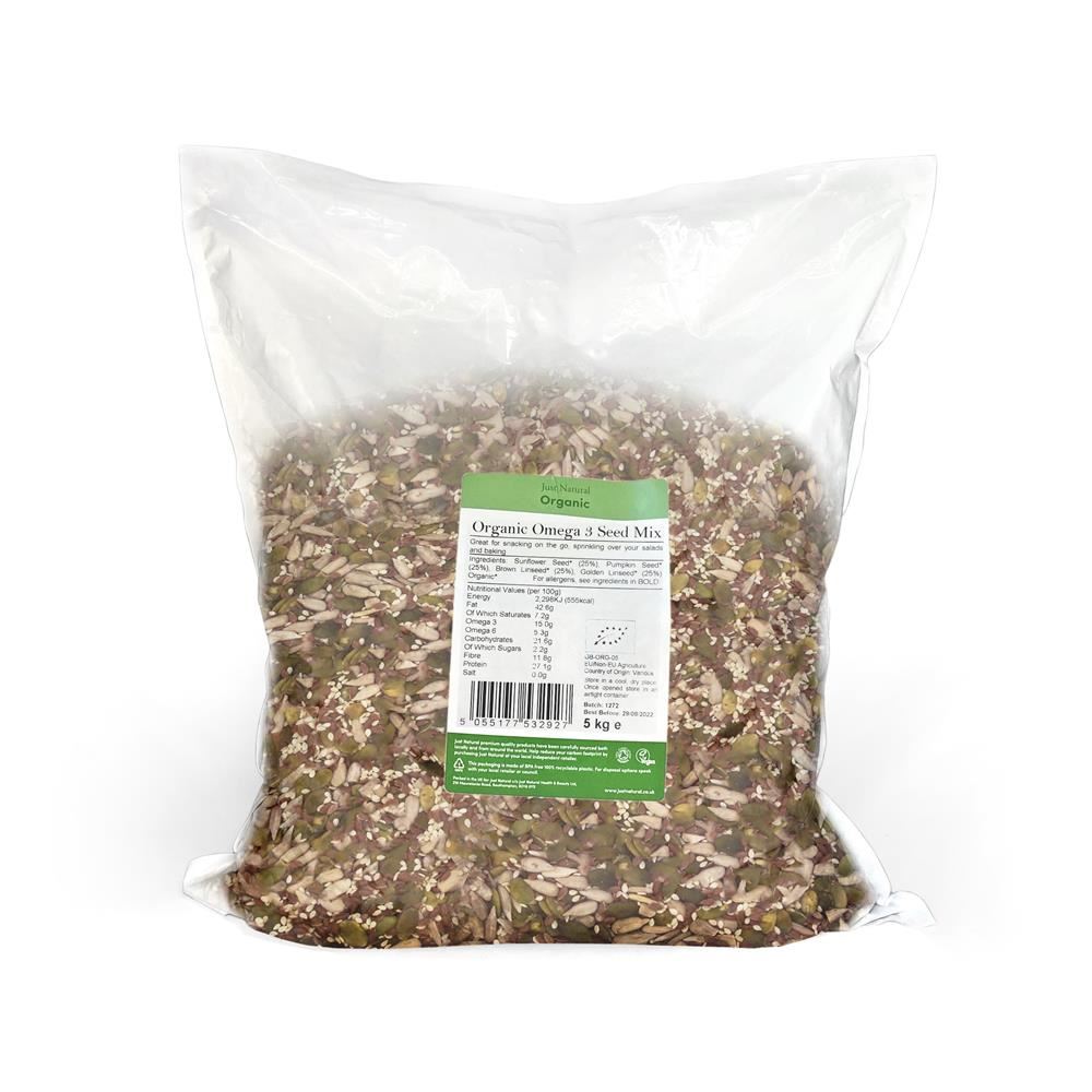 Just Natural Organic Organic Omega 3 Seed Mix 5kg