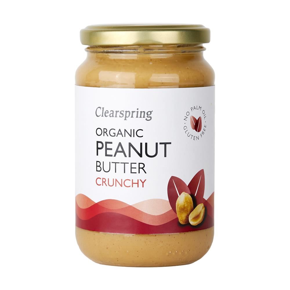 Clearspring Bio Kitchen Organic Peanut Butter Crunchy 350g