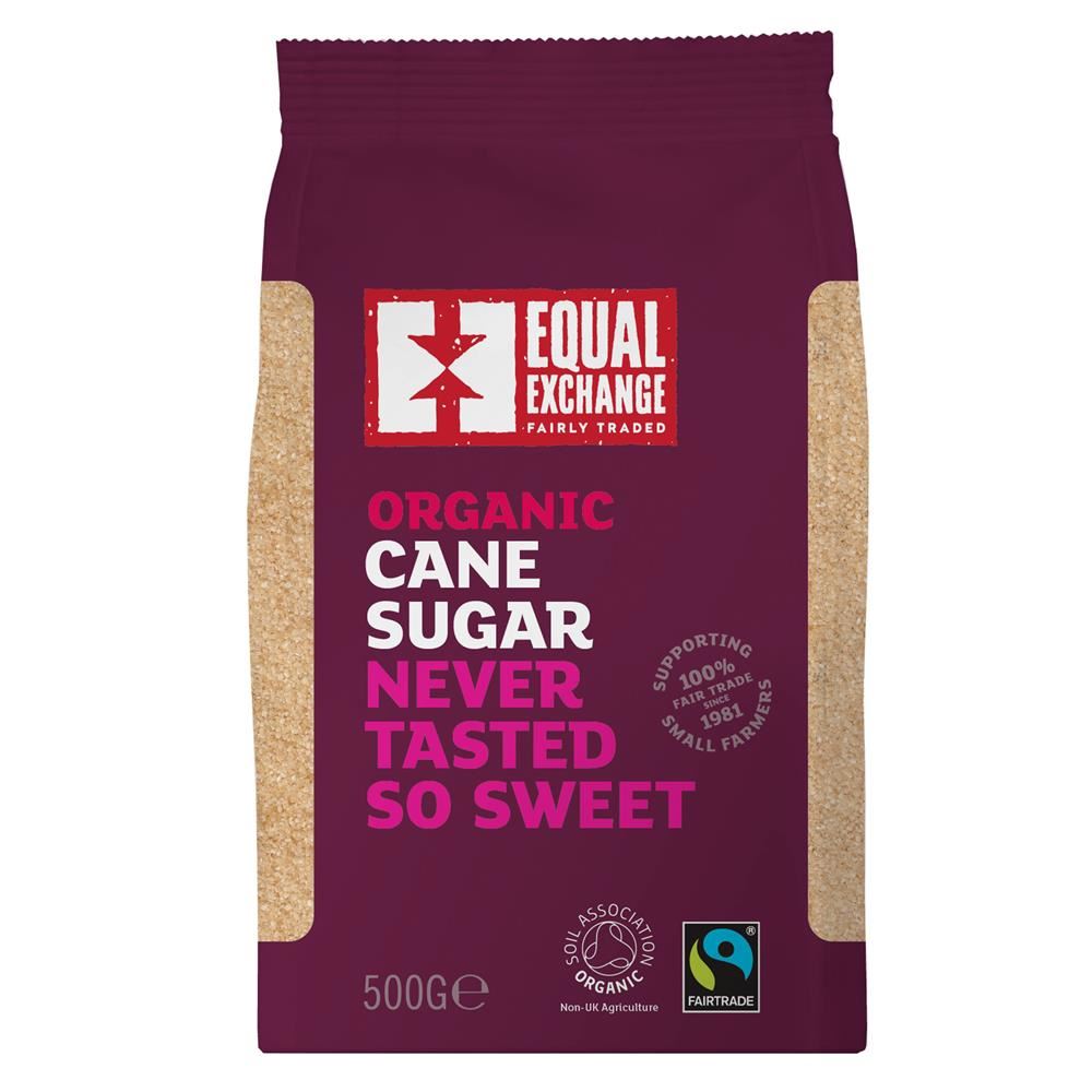 Equal Exchange Organic and Fairtrade Raw Cane Sugar 500g