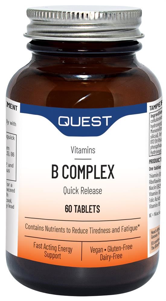 Quest B Complex(Quick Release) 60 Tablets