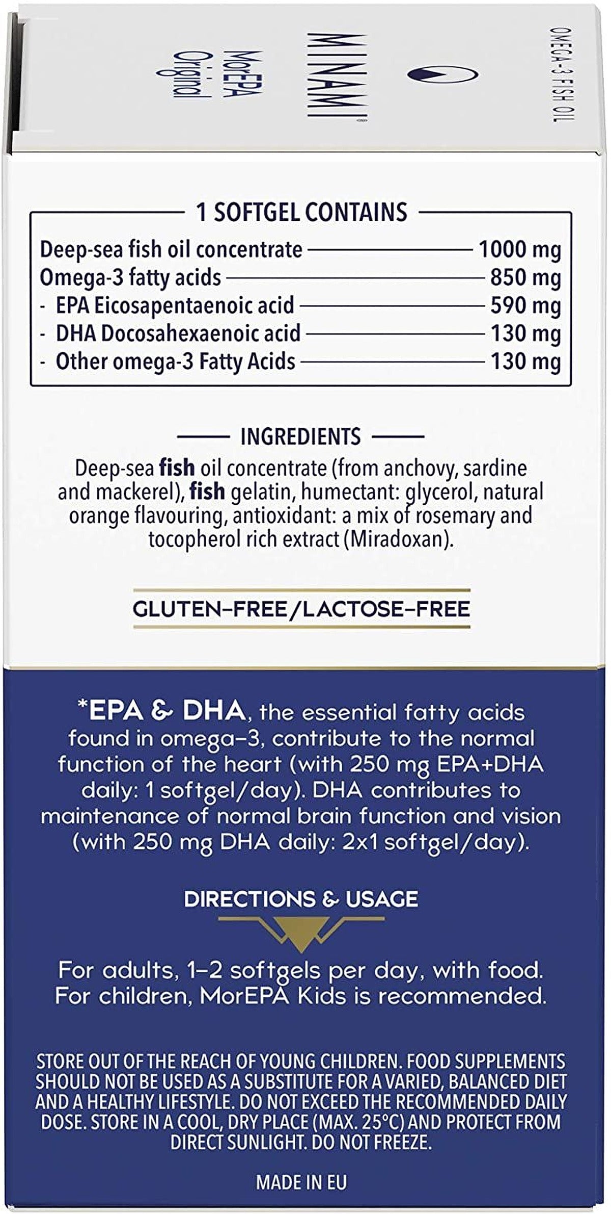 Minami MorEPA Original Omega-3 Fish Oil - 60 Softgels - image 4