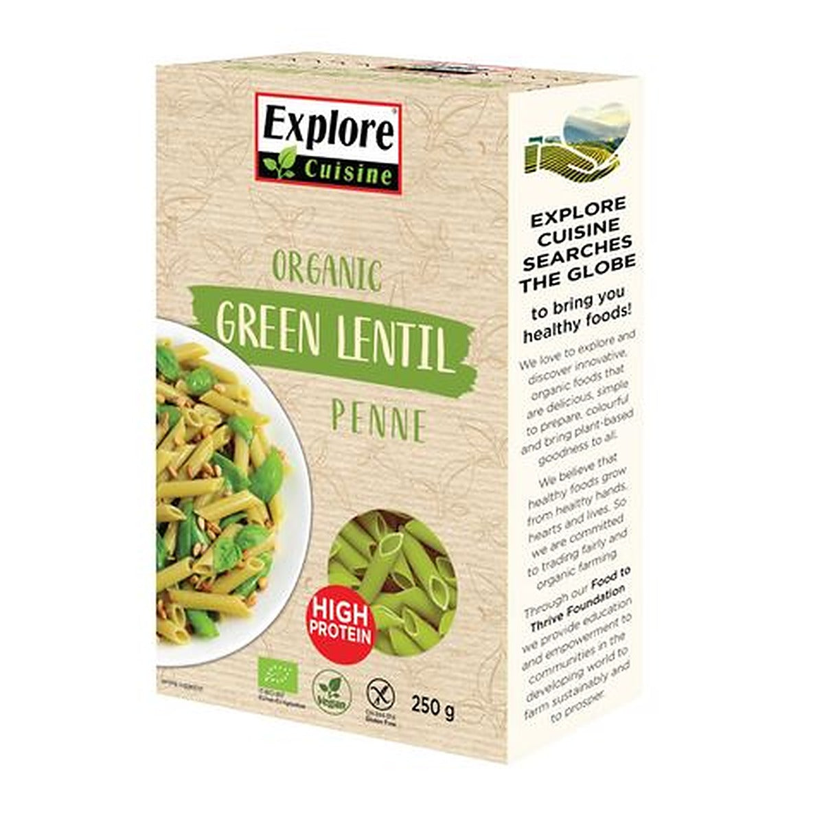 Explore Cuisine Organic Pulse Pasta All Varities - Pack of 6