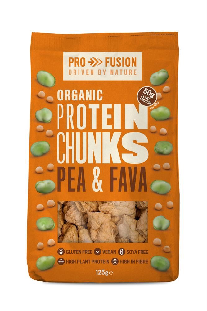 Profusion Organic Protein Chunks - Pea & Fava 125g