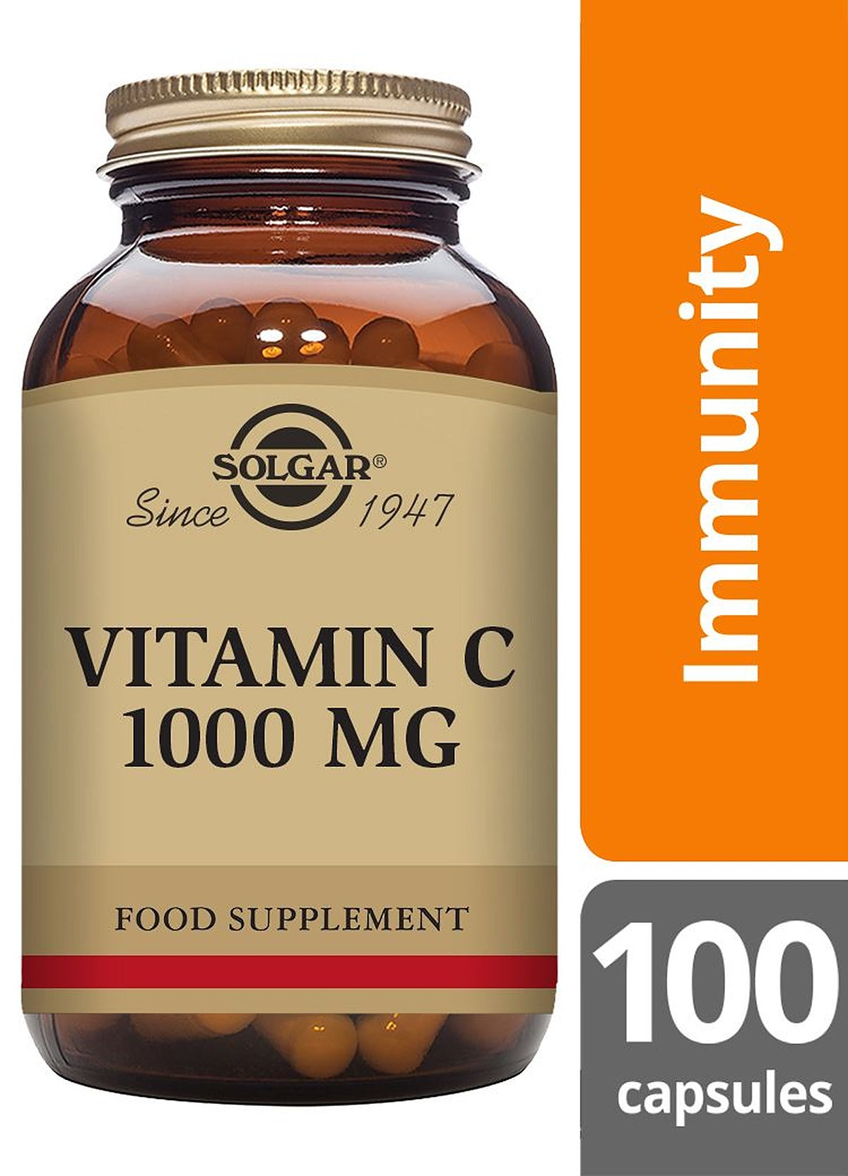 Solgar Vitamin C 1000 mg - 100 Vegicaps - image 2