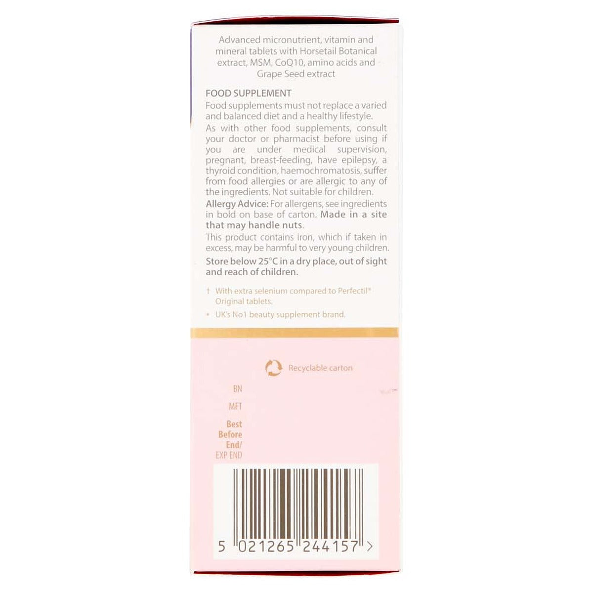 Vitabiotics Perfectil Plus Nails Extra Support - 60 Tablets - image 6