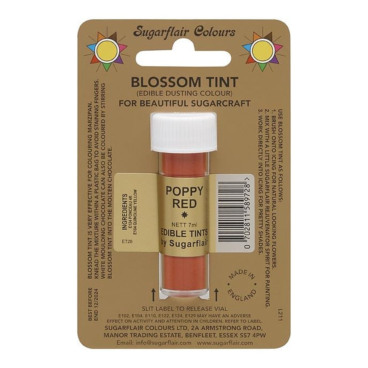 Sugarflair BLOSSOM TINT Edible Food Colour Powder - 7ml - image 7