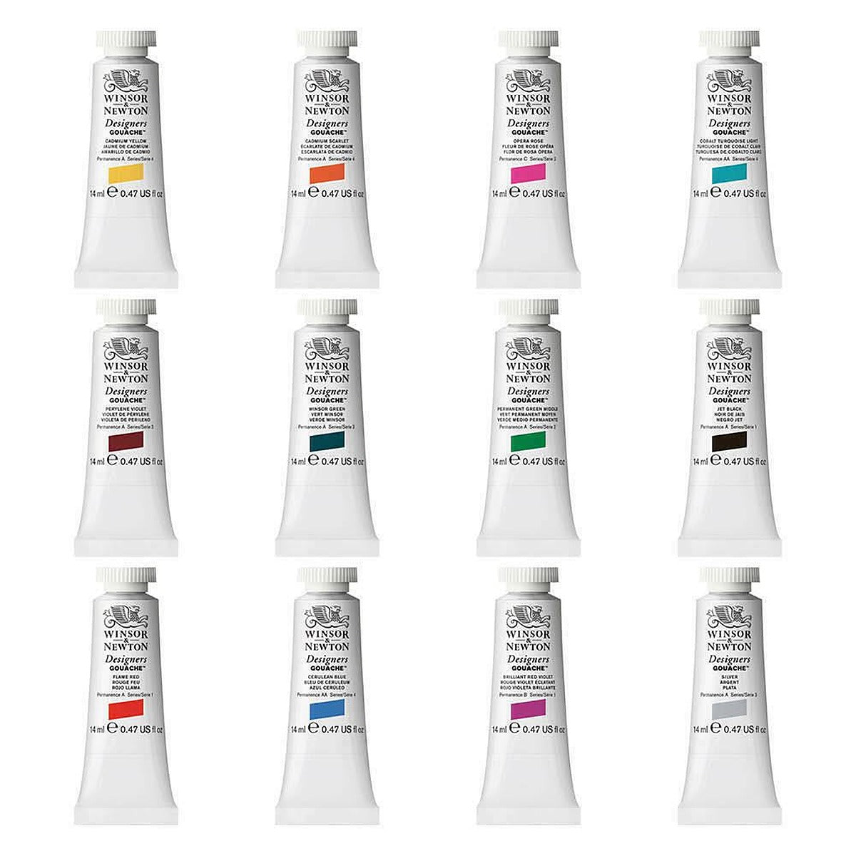 Winsor and Newton Designers Gouache Tube - All Colours - 14ml and 37ml - image 2