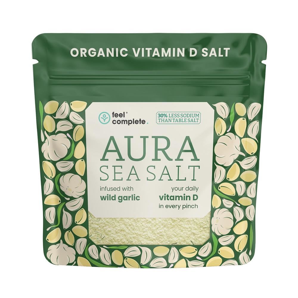 Feel Complete (Aura Sea Salt) Organic Wild Garlic Vitamin D 80g