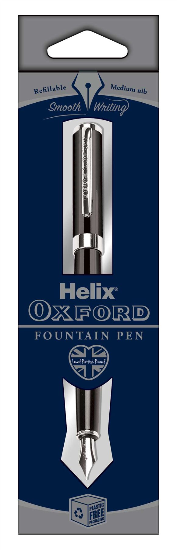 Helix Oxford Premium Fountain Pen - Graphite