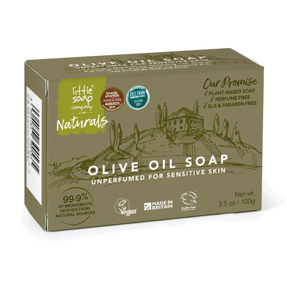 Little Soap Company Naturals Olive Oil Bar 100g - 2 Pack