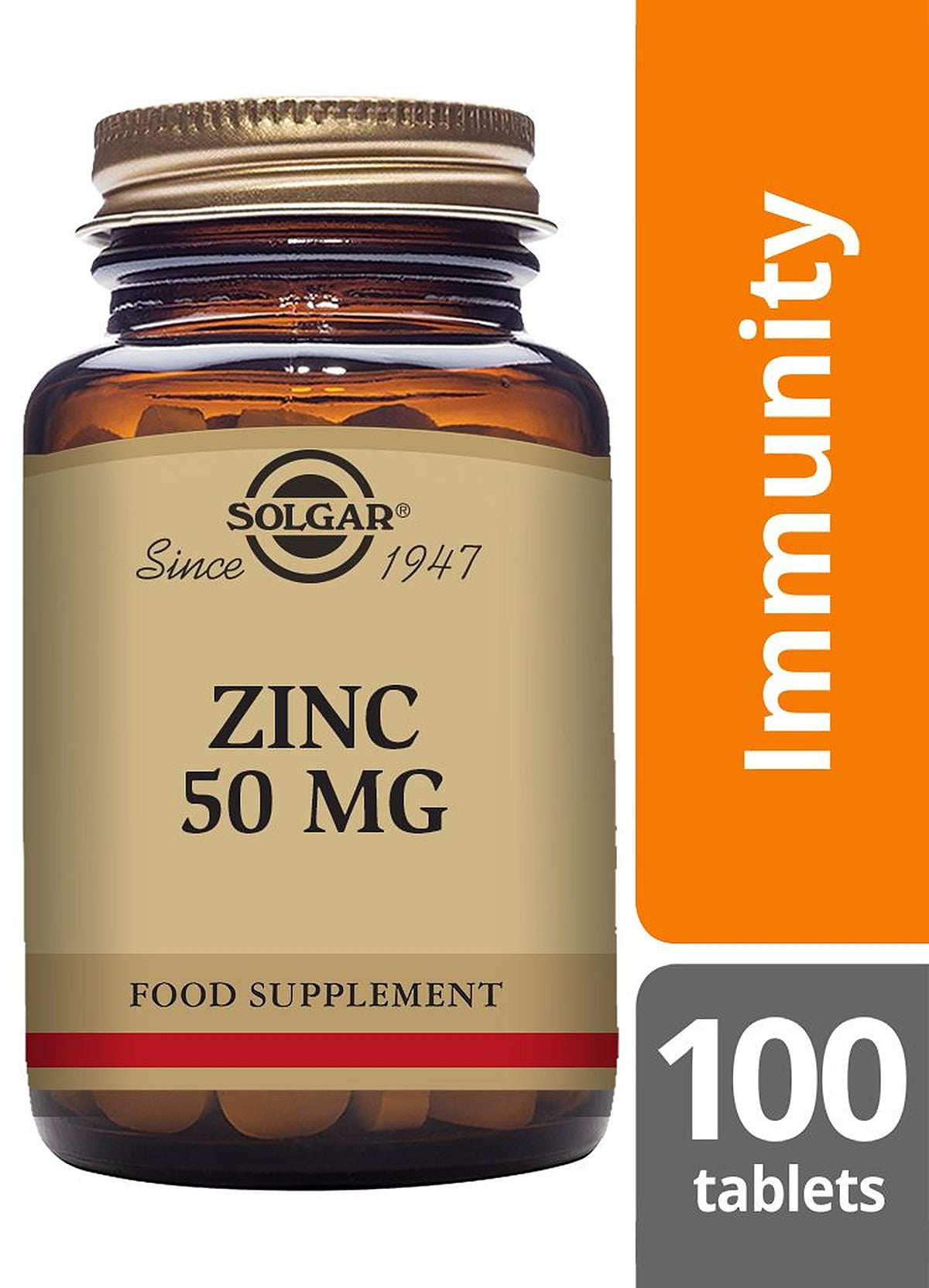 Solgar Zinc 50 mg - 100 Tablets - image 2
