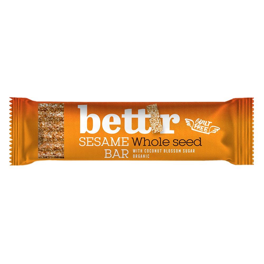 Bettr Vegan Organic Gluten Free Sesame Bar 30g - 15 Pack
