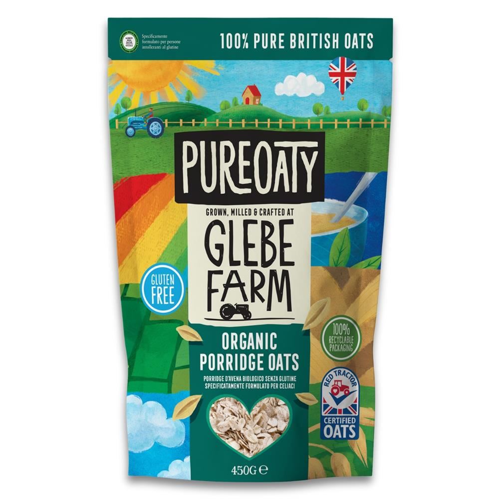 Glebe Farm Organic G/F Porridge Oats 450g