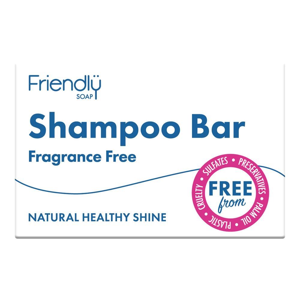 Friendly Soap Shampoo Bar - Fragrance Free 95g