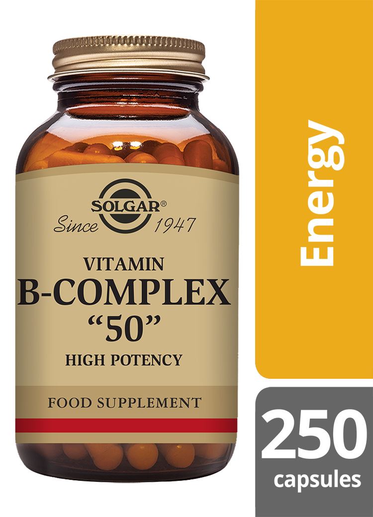 Solgar Vitamin B-Complex ''50'' High Potency - 250 Vegicaps