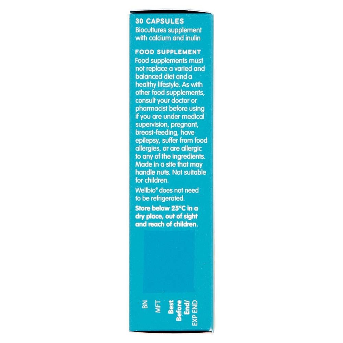 Vitabiotics Wellbio Live Cultures 25 Billion Microbiotic Cultures Extra Strength - 30 Caps - image 6