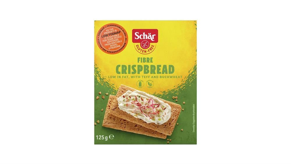 Schar Gluten Free Crispbread Fibre 125g - 6 Pack
