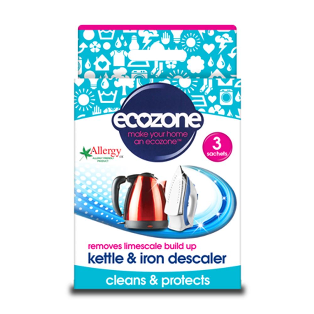 Ecozone Kettle & Iron Descaler 60g 3 sachets