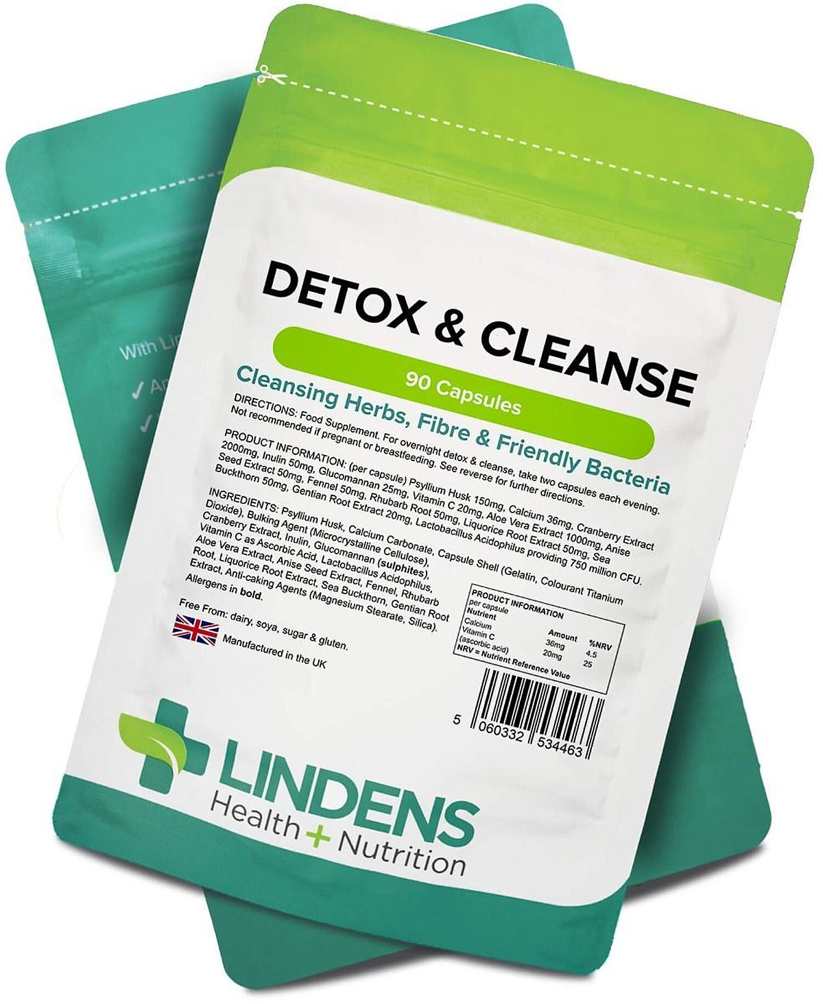 Lindens Detox & Cleanse - 90 Capsules - image 4