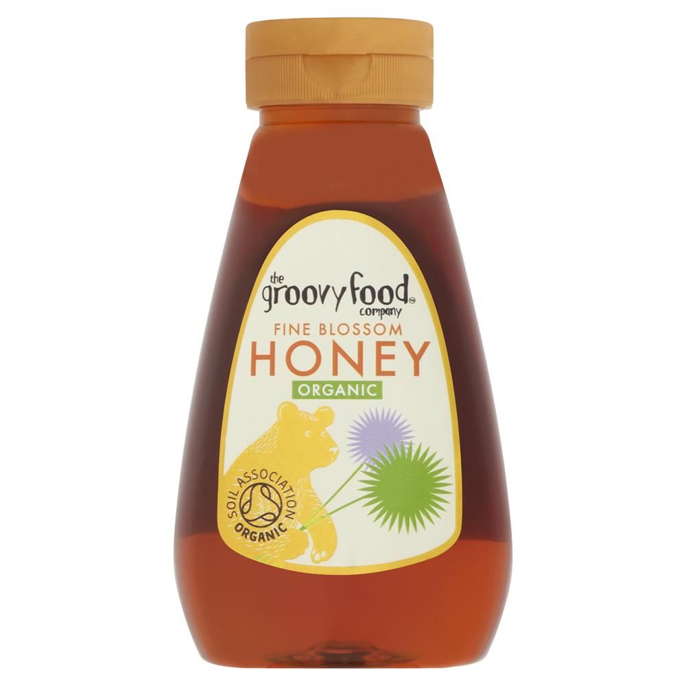Groovy Food Groovy Squeezy Organic Fine Blossom Honey 340g