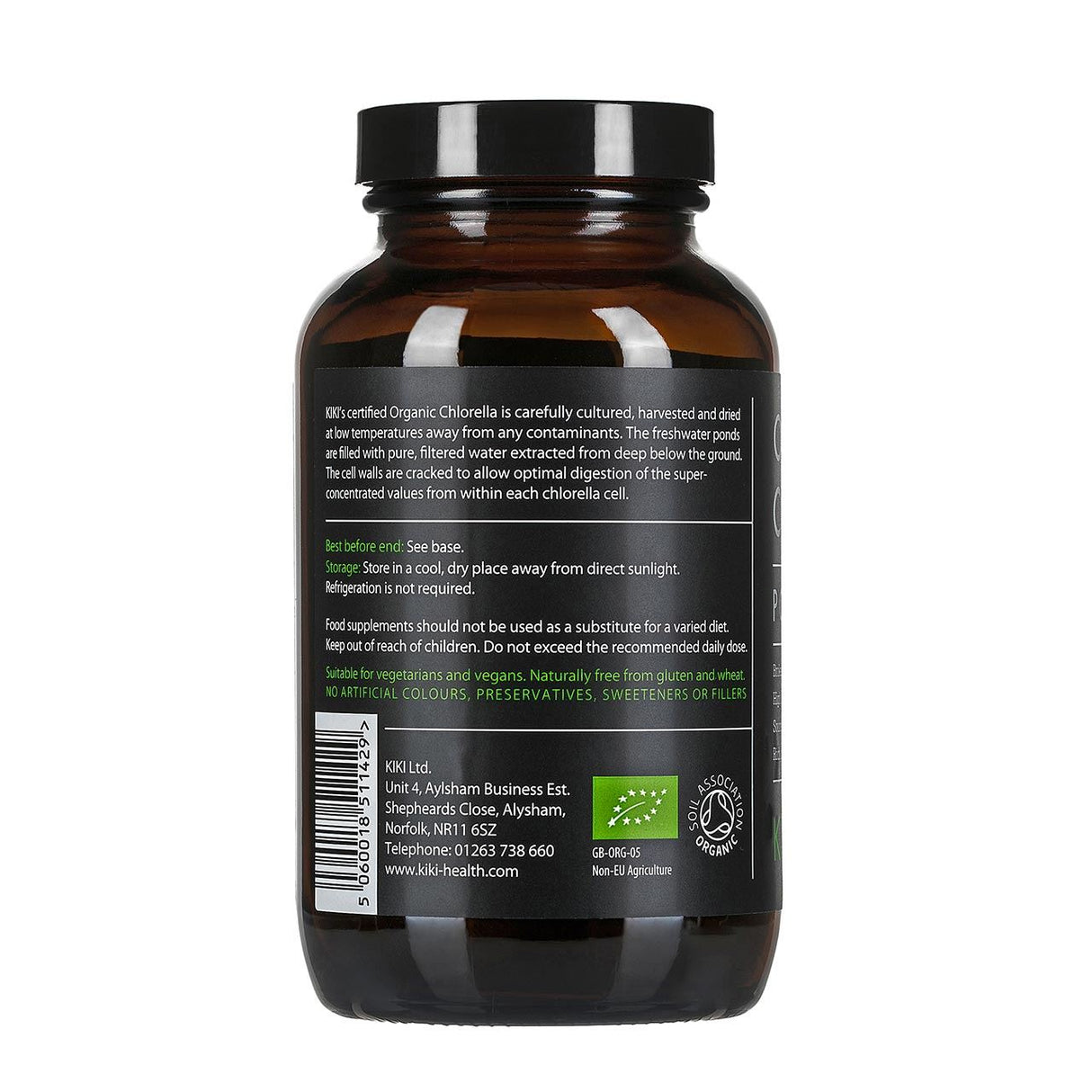 Kiki Health Organic Premium Chlorella Powder - 200g