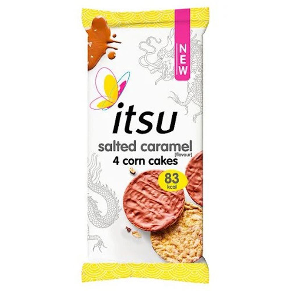 Itsu Salted Caramel 4 Corn Cakes 68g