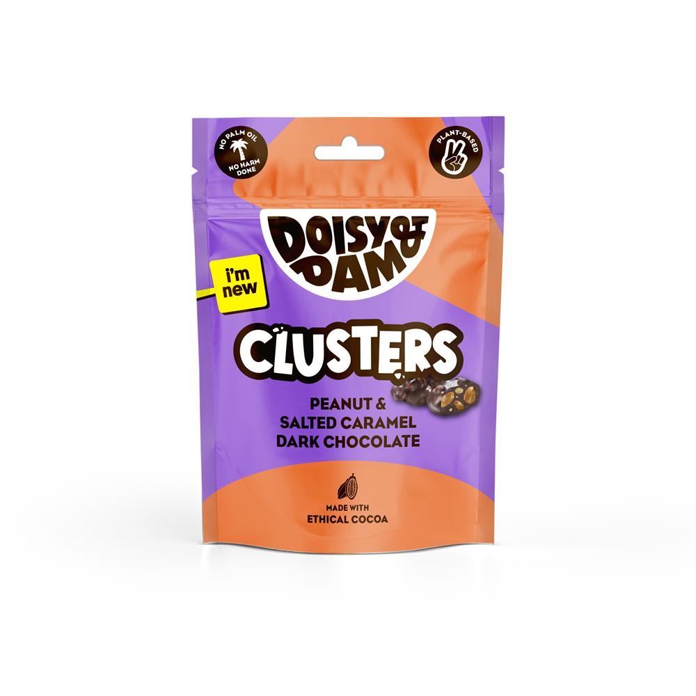 Doisy & Dam Peanut & Salted Caramel Dark Chocolate Clusters 80g - 7 Pack