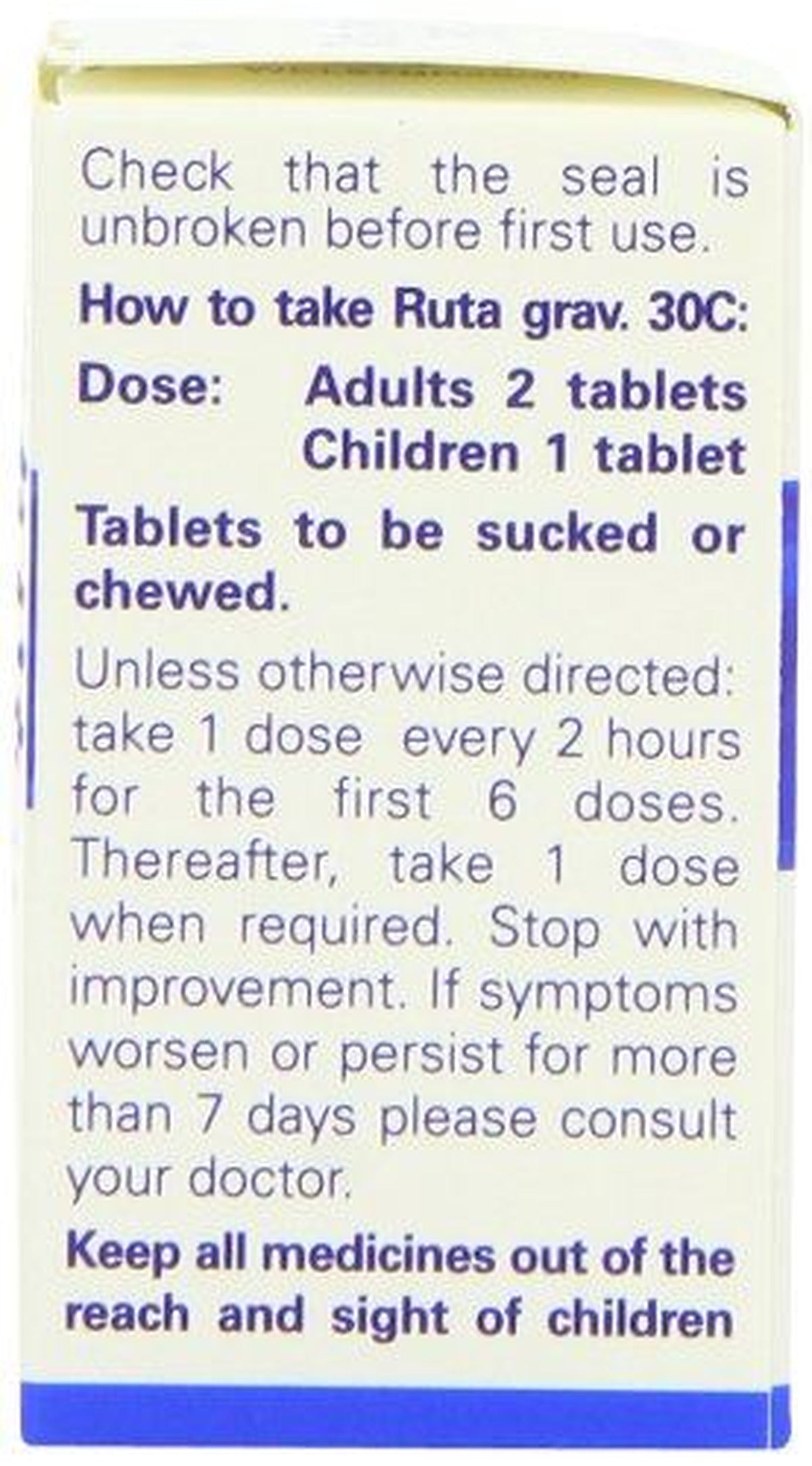 Weleda Ruta Grav 30C - 125 Tablets - image 3