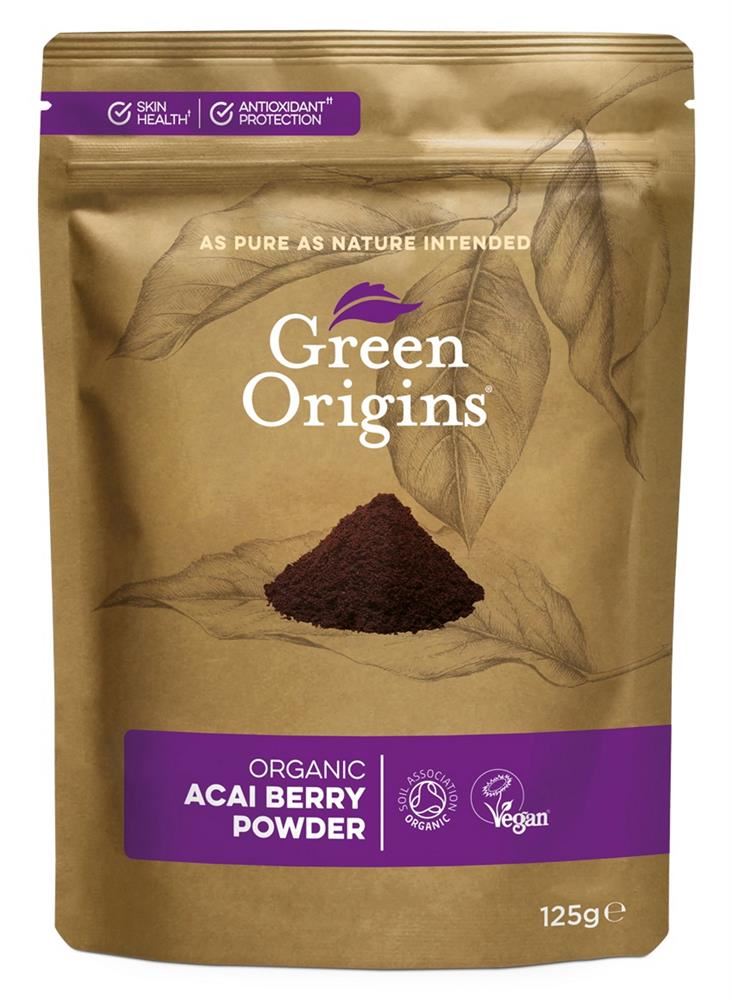 Green Origins Organic Acai Berry Powder (Precatoria) 125g