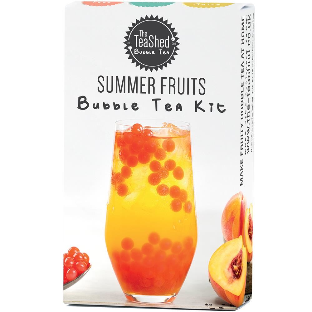 The TeaShed Single Serving Summer Fruits Bubble Tea Kit 125g