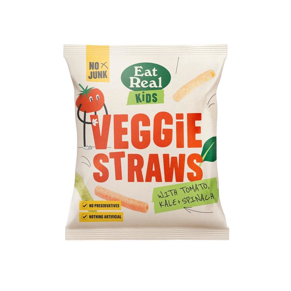 Eat Real Multibox Kids Veggie Straws 20g - 6 Pack