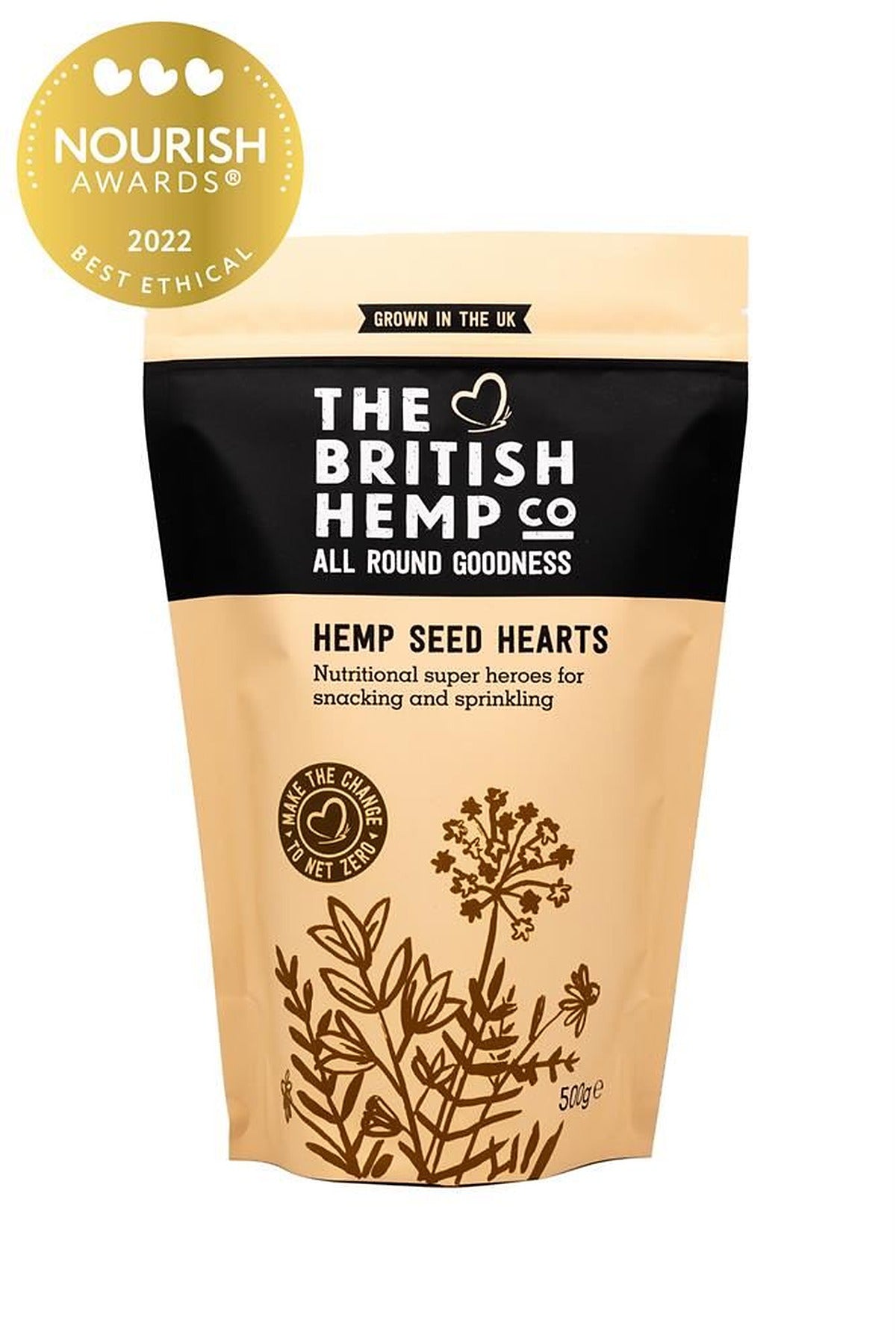 British Hemp Co Hemp Seed Hearts 500g
