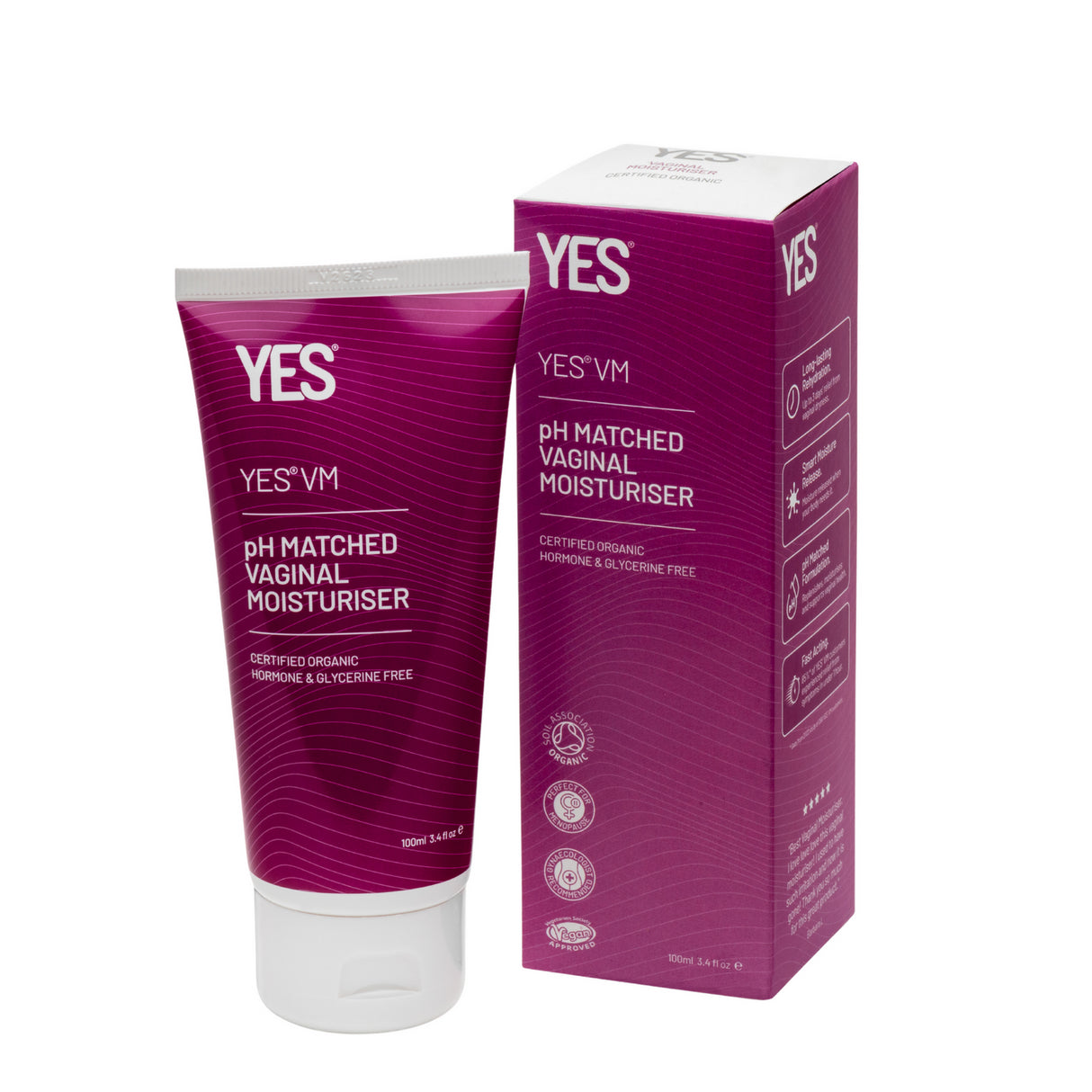 YES VM Organic Natural Vaginal Moisturiser - 100ml