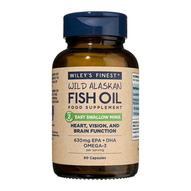 Wiley's Finest Easy Swallow Minis 60 Softgels