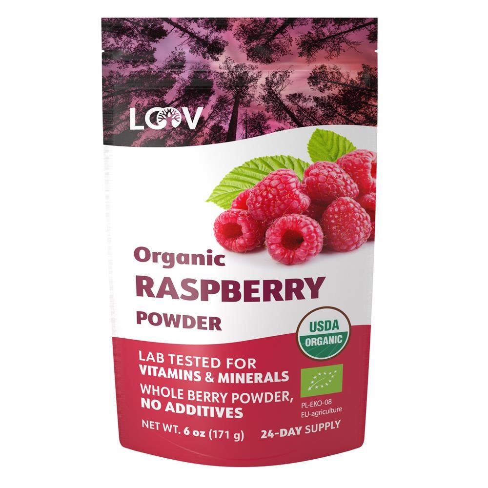 Loov Organic Freeze-dried Raspberry Powder 171g