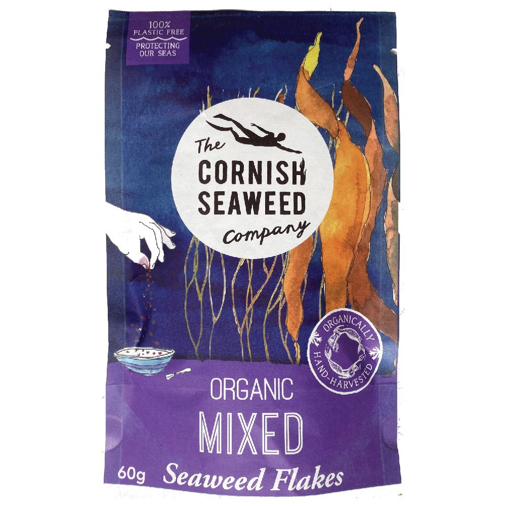 The Cornish Seaweed Company A hearty mix of organic seaweed flakes 60g