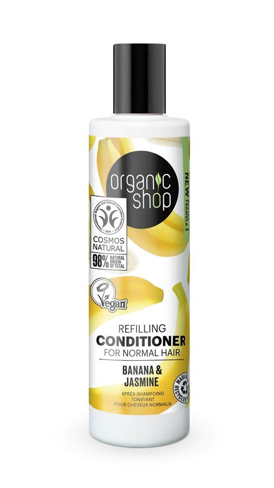 Organic Shop OS Refilling Conditioner for Normal Hair Banana & Jasmine 280ml