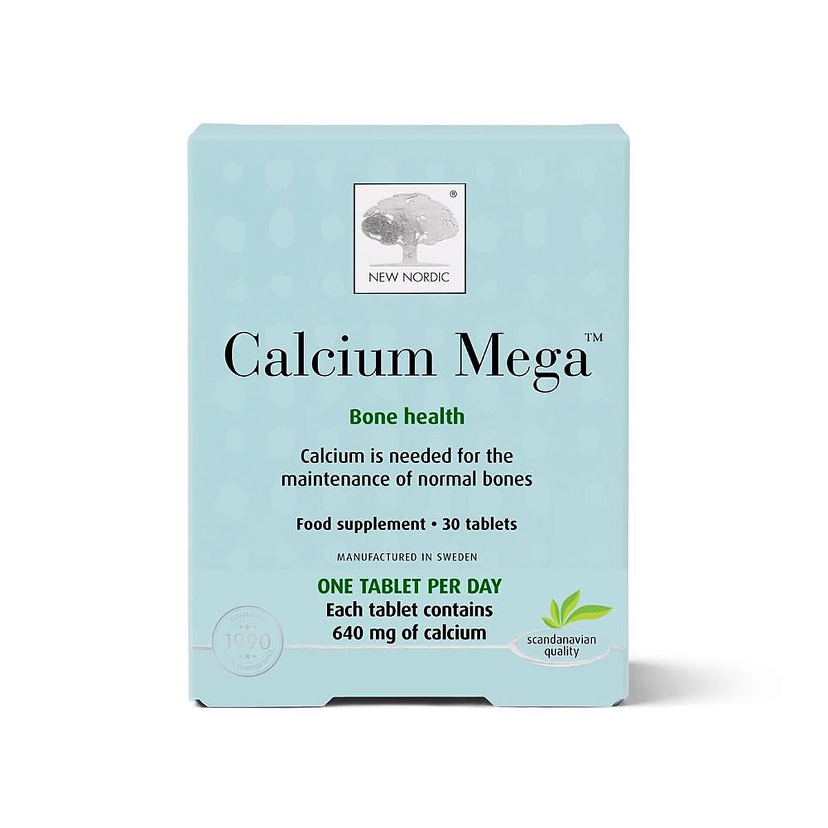 New Nordic Calcium Mega 30 tablets