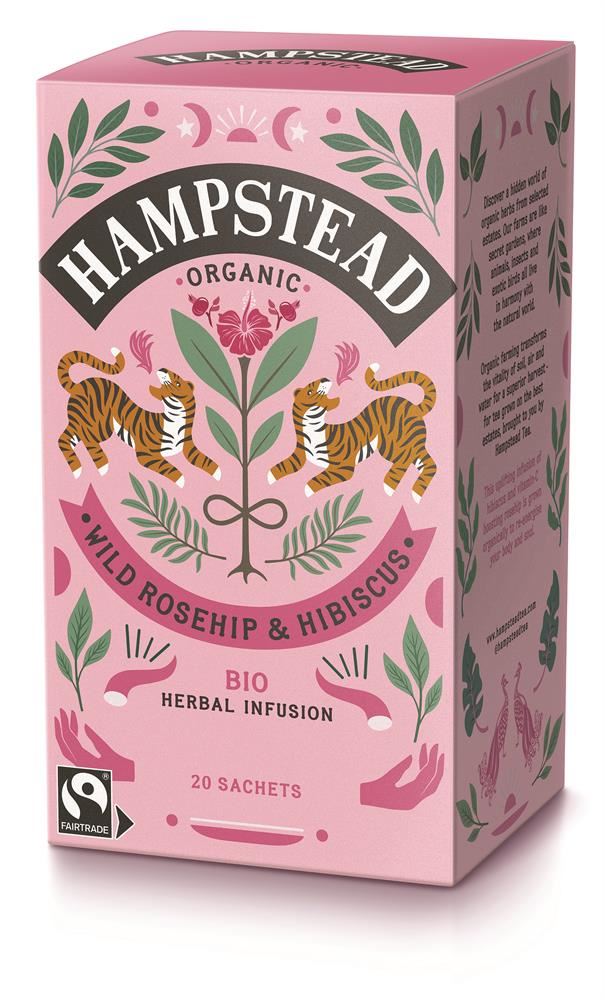 Hampstead Tea Joy Rosehip Hibiscus 20 Bags