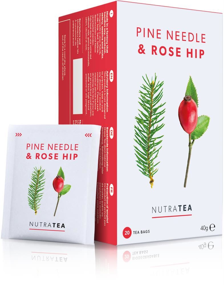 Nutratea Pine Needle & Rose Hip- 20 Tea Bags