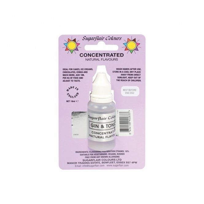 Sugarflair Concentrated NATURAL Food Flavours - 18ml