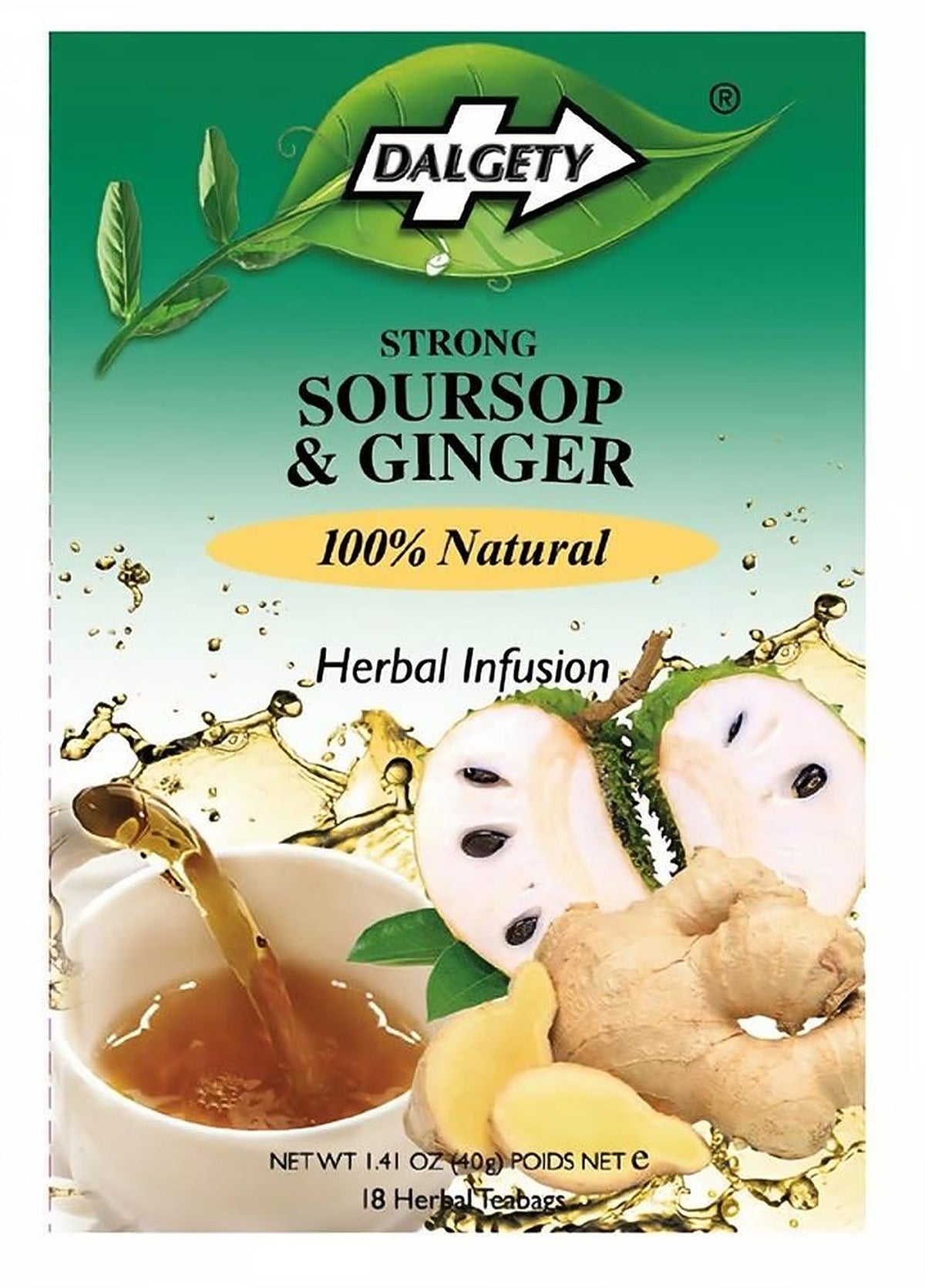Dalgety Teas Soursop & Ginger 18 Teabags - 6 Pack