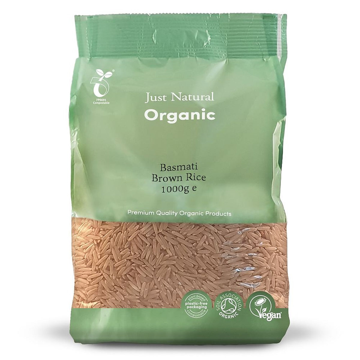 Just Natural Organic Organic Basmati Brown Rice 1000g