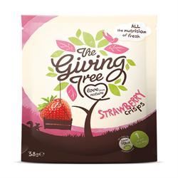 Giving Tree Snacks Freeze Dried Strawberry Crisps 38g - 12 Pack