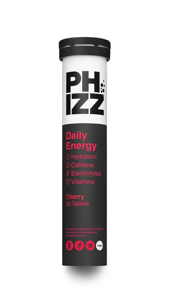 Phizz Daily Energy Cherry Effervescent 20 Tablets 84g
