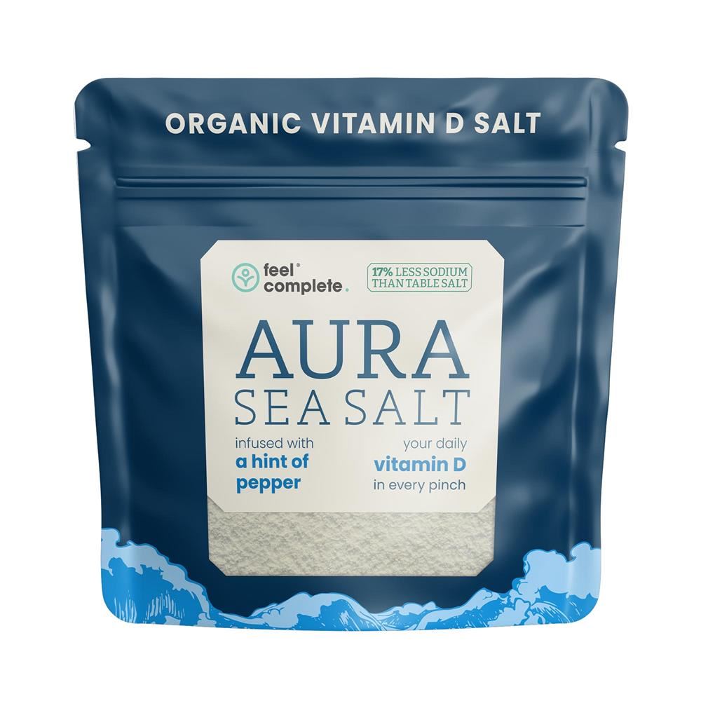 Feel Complete (Aura Sea Salt) Organic Black Pepper Vitamin D 80g